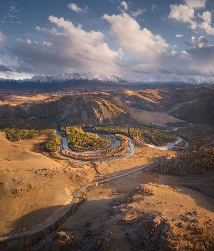 чуя, алтай, меандры, горный алтай, фототур на алтай, северо-чуйский хребет Над Чуей фото превью