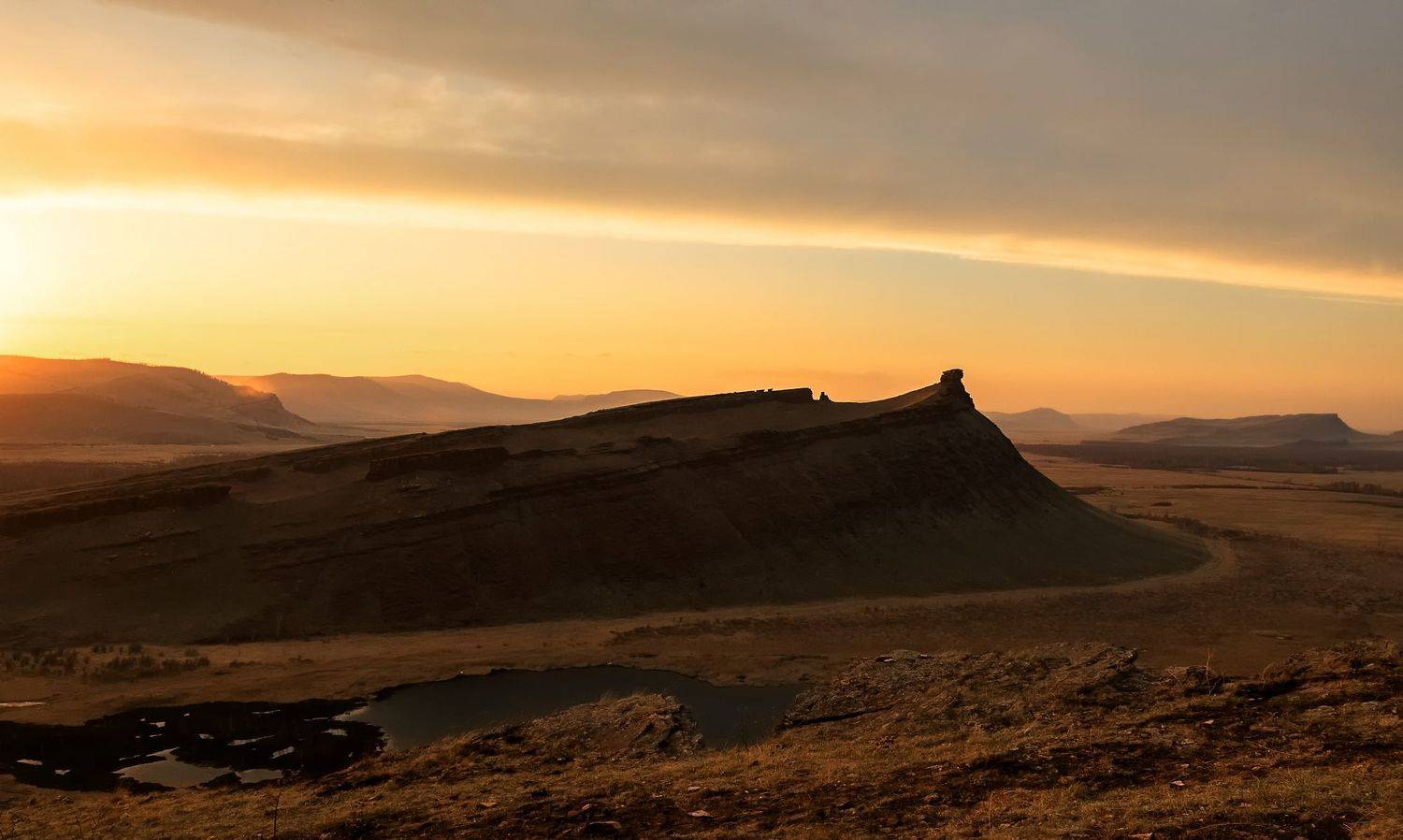 хакасия, весна, сундуки, закат, Фомина Марина