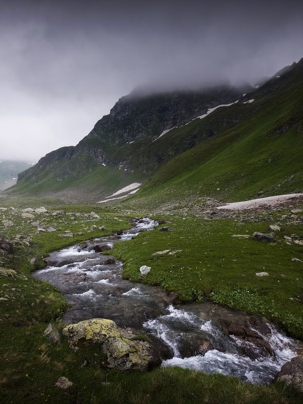 кавказ, горы, загеданские озера, загедан, лето, кчр, пейзаж, природа, кавказские горы, загеданка, шхуанта Суровое обличие Кавказа фото превью