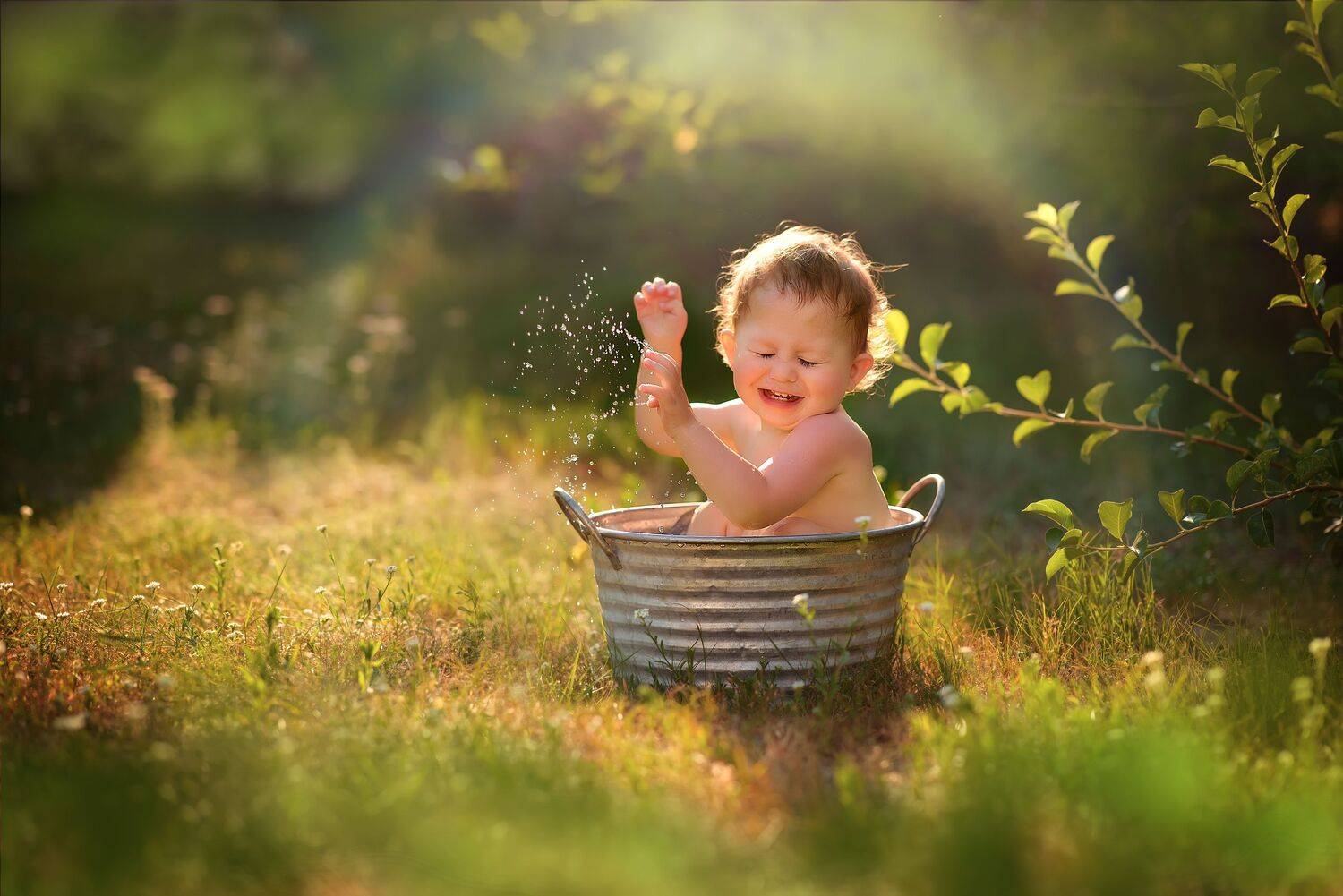 ребенок, купание, лето, детки, радость, Ольга Акиншина
