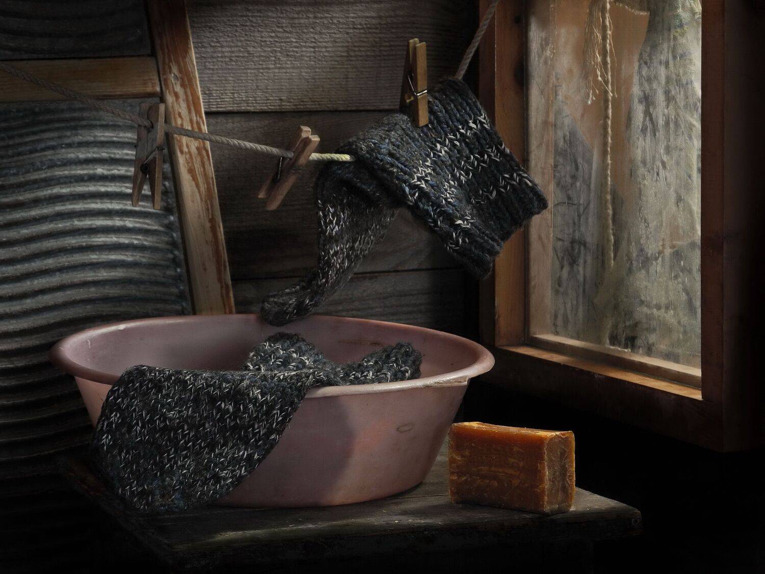 история, стирка, мыло, таз, прищепка,, Сергей Фунтовой