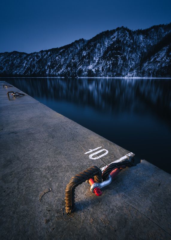 Дивногорск. Сумерки над Енисеем…  Divnogorsk. Twilight over the Yenisei... фото превью