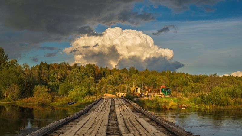 Вечерело на Кеме фото превью