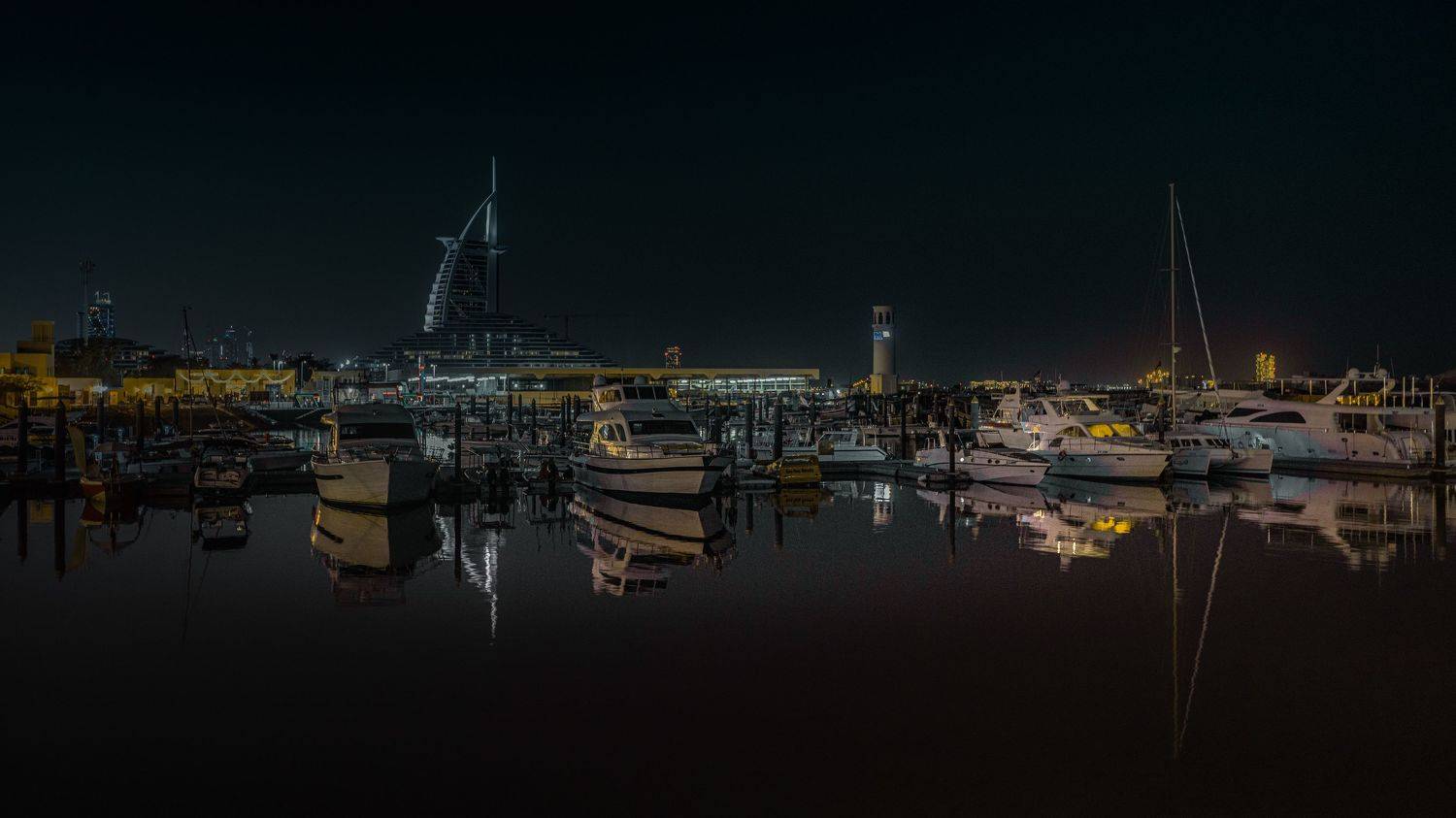 harbour, harbor, boat, sea, hotel, dubai, uae, reflection, Bevzenko Roman