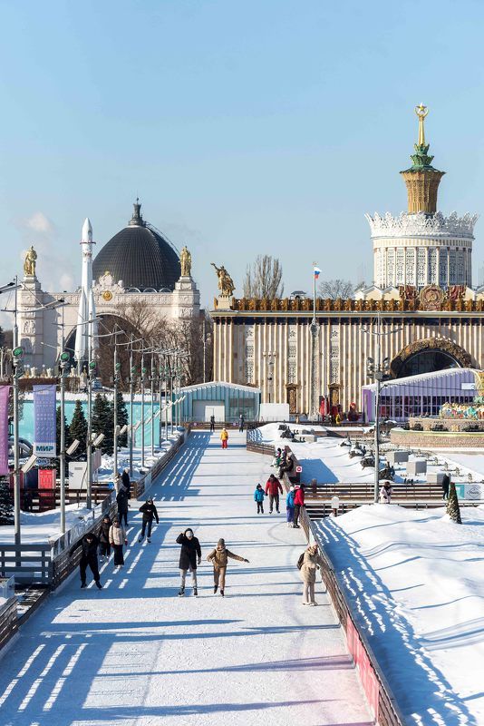 #москва Каток на ВДНХ. фото превью