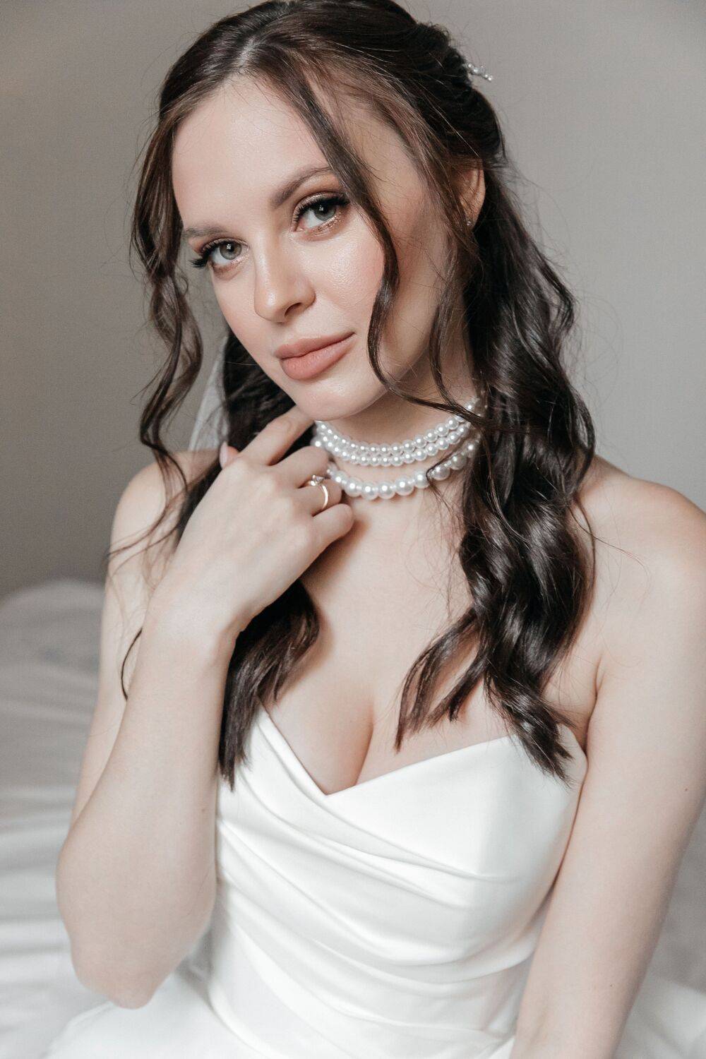 женский портрет, студийный портрет, невеста, утро невесты, Элина Ларченкова