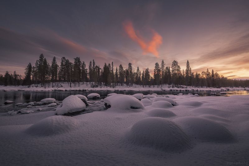 россия, кольский полуостров, мурманская область, колвица Феникс над Колвицей фото превью