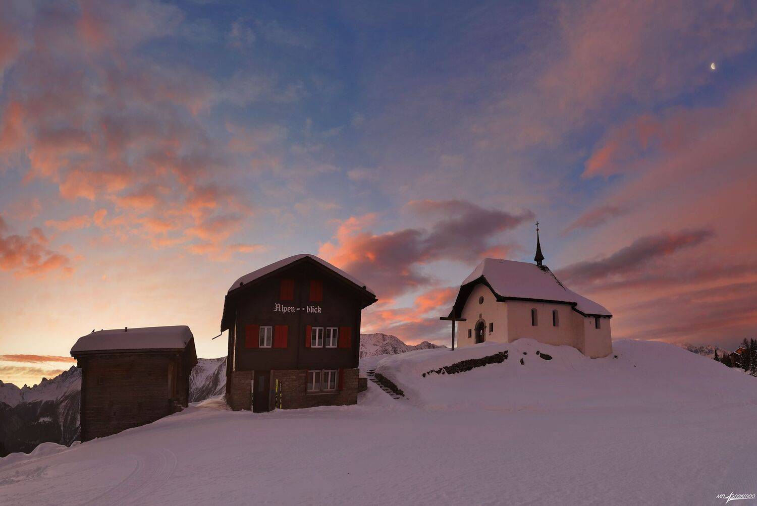 swiss,bettmeralp,зима,швейцария, Николай Матвеев