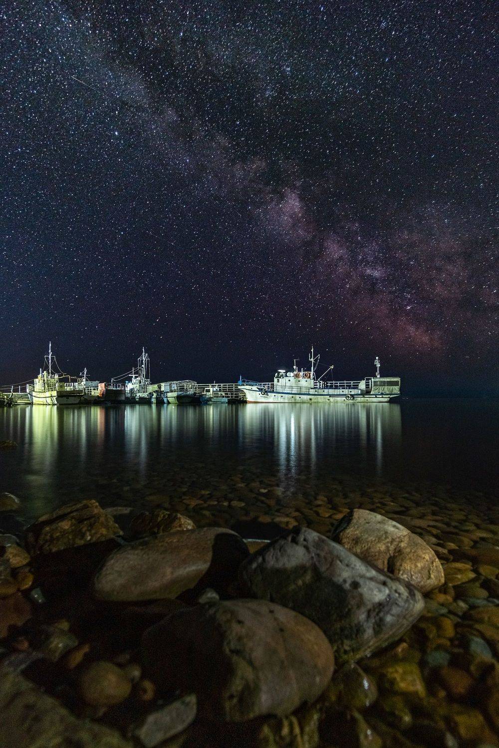 байкал, млечный путь, ночное фото, большие коты, ббт, Тильпунов Михаил
