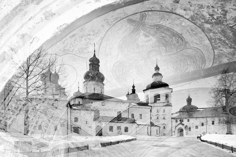 Монастырь. Мультиэкспозиция фото превью