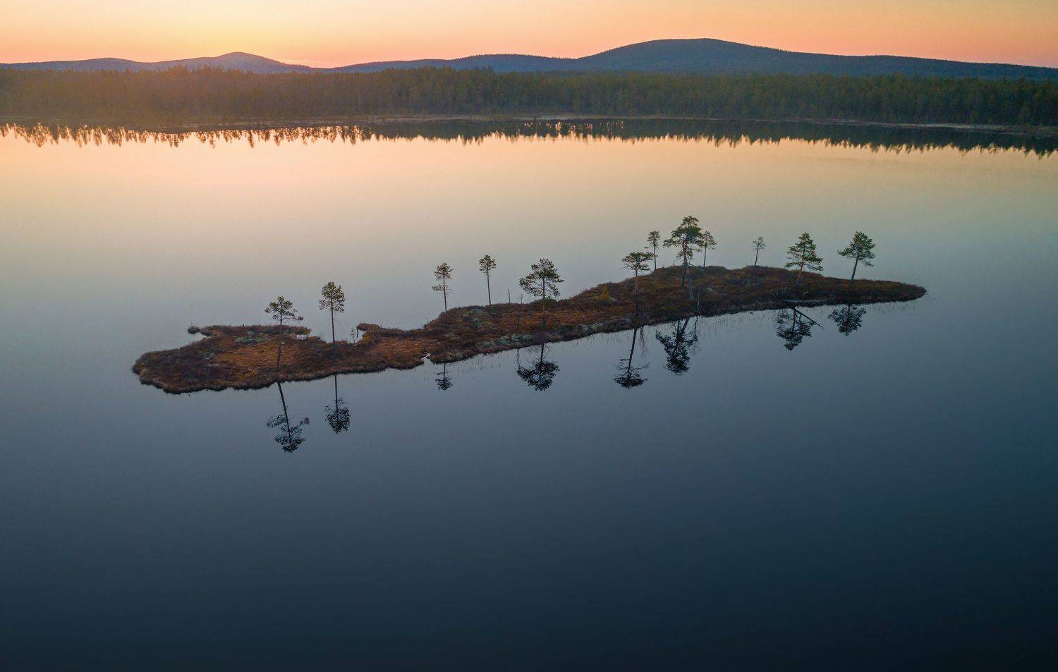 пейзаж, природа, Мурманск, Кольское Заполярье, Северное сияние, Аврора, Любовь Трифонова