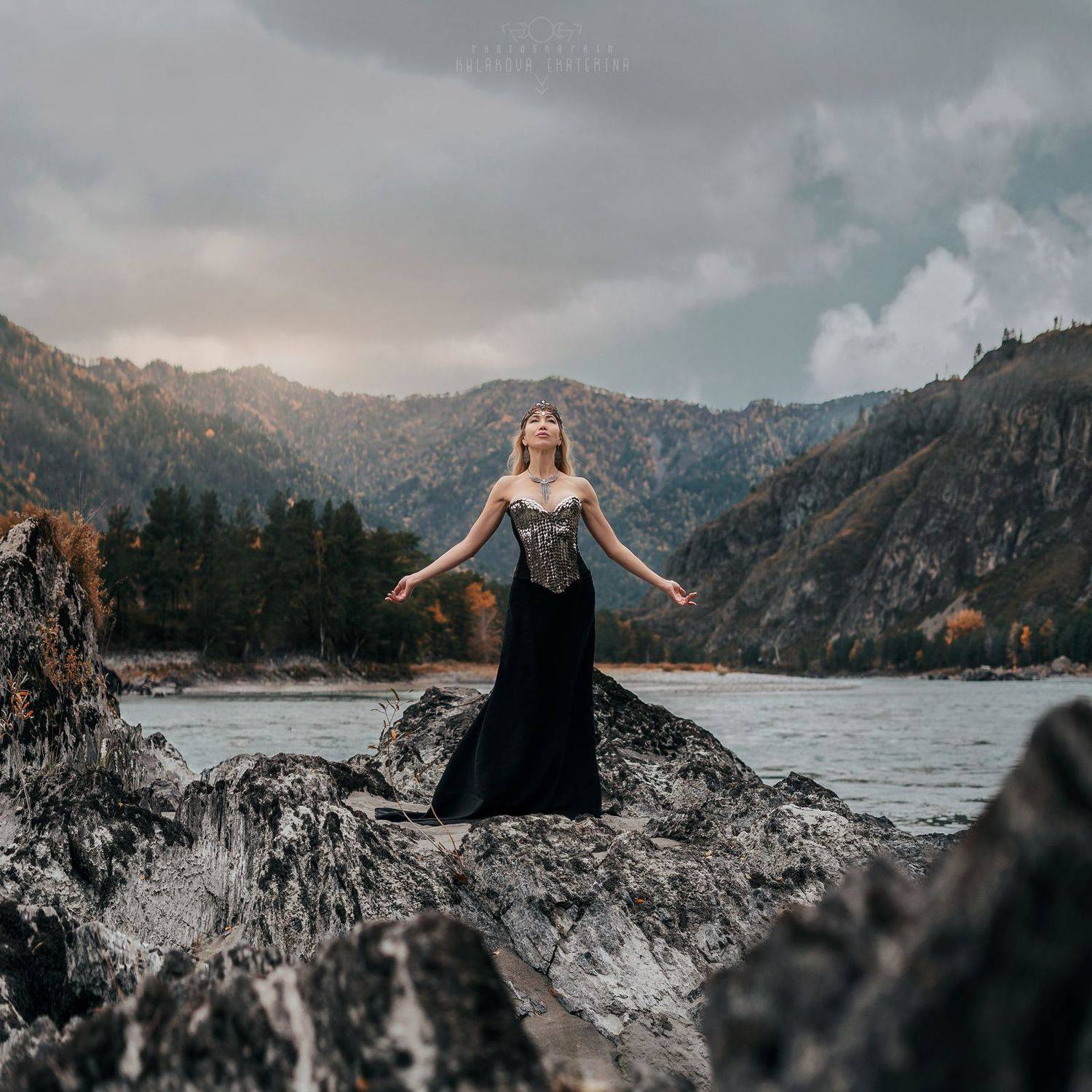 горы, девушка, Алтай, река, Катунь, Кулакова Екатерина