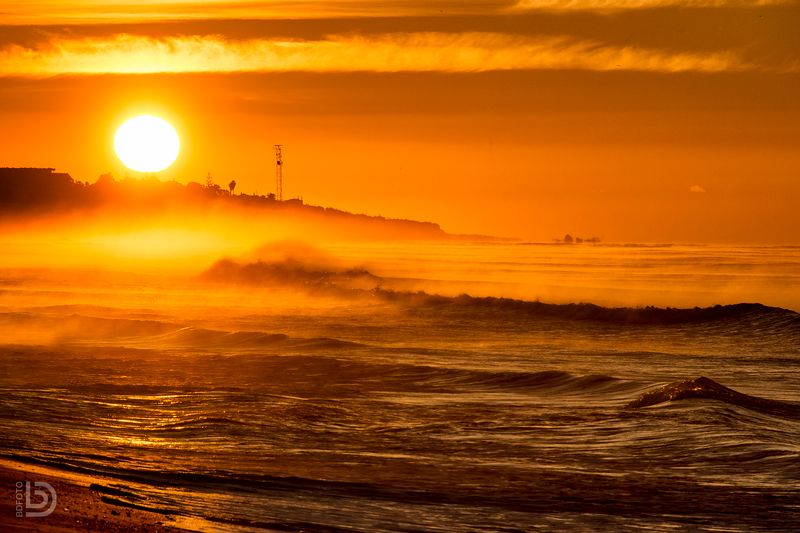 portugal, португалия Побережье Атлантики на рассвете фото превью