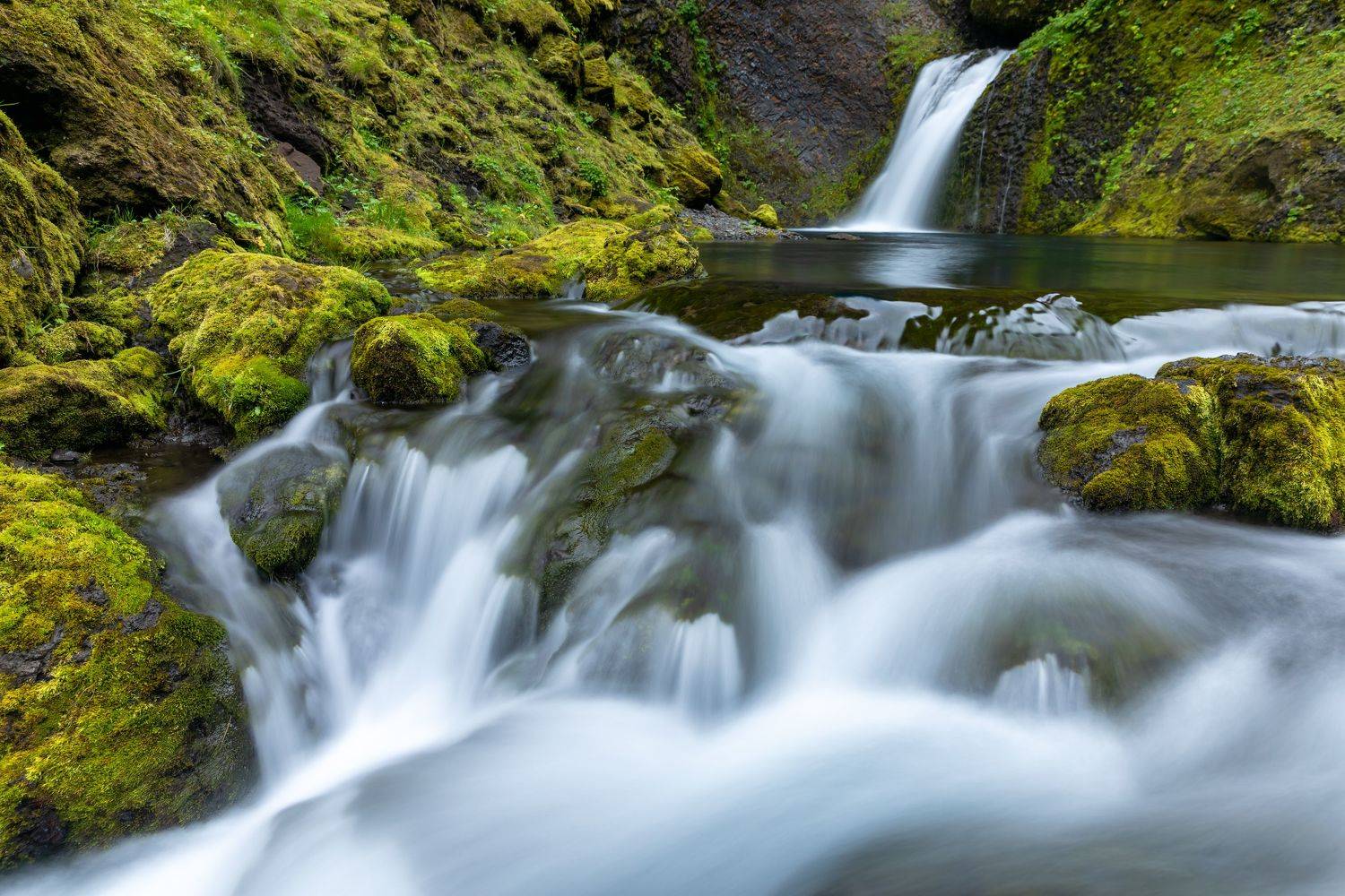 island, waterfall,, Евгения Чех
