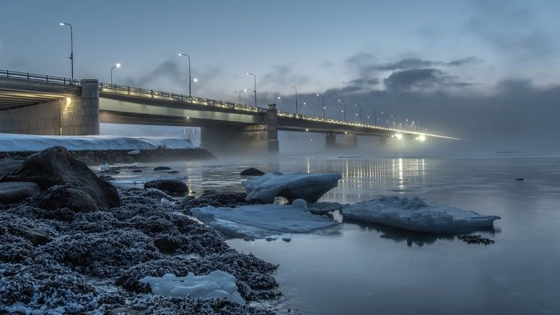 Утро туманное фото превью