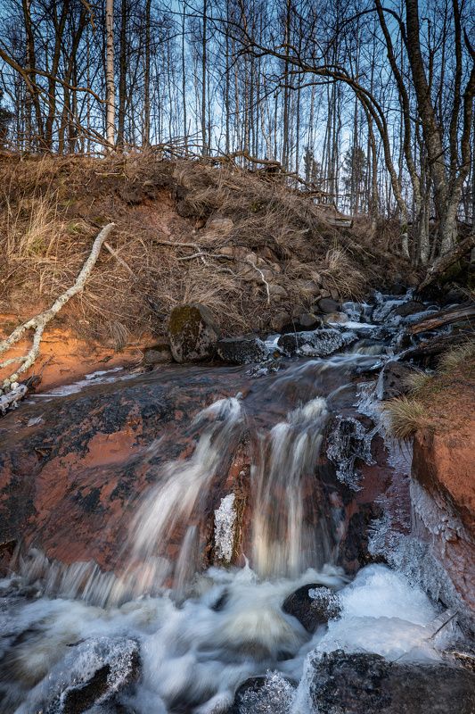 Весенний ручей фото превью