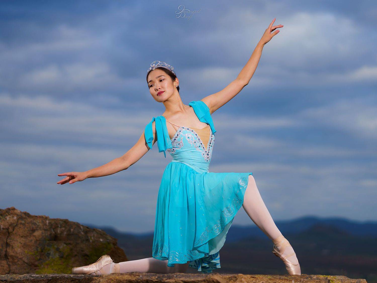 балет балерина портрет женский, Этагоров Баир