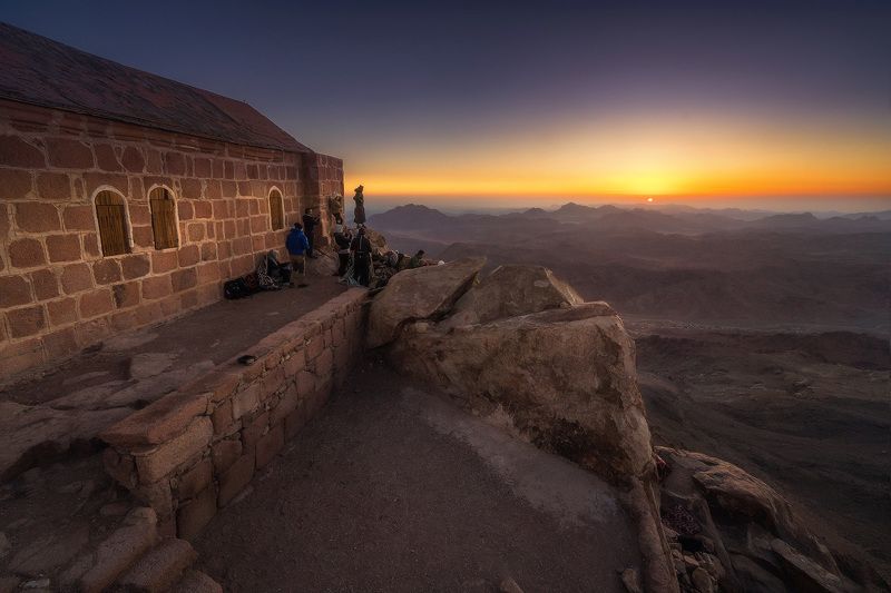 Рассвет на горе Синай фото превью