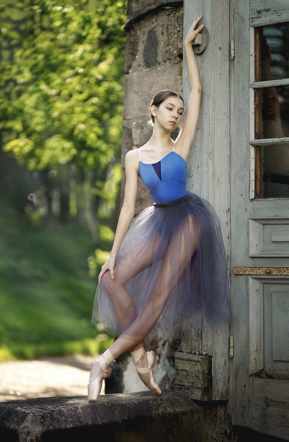 девушка, балет, пуанты, пачка, балерина, движение, танец, Постонен Екатерина