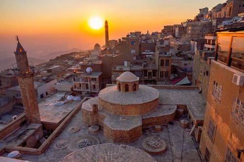 Закат в Мардине