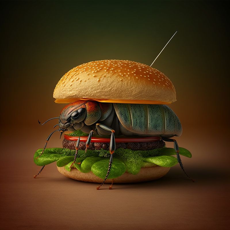sandwich, beetles, edible, salad, delicious a sandwich with beetles фото превью