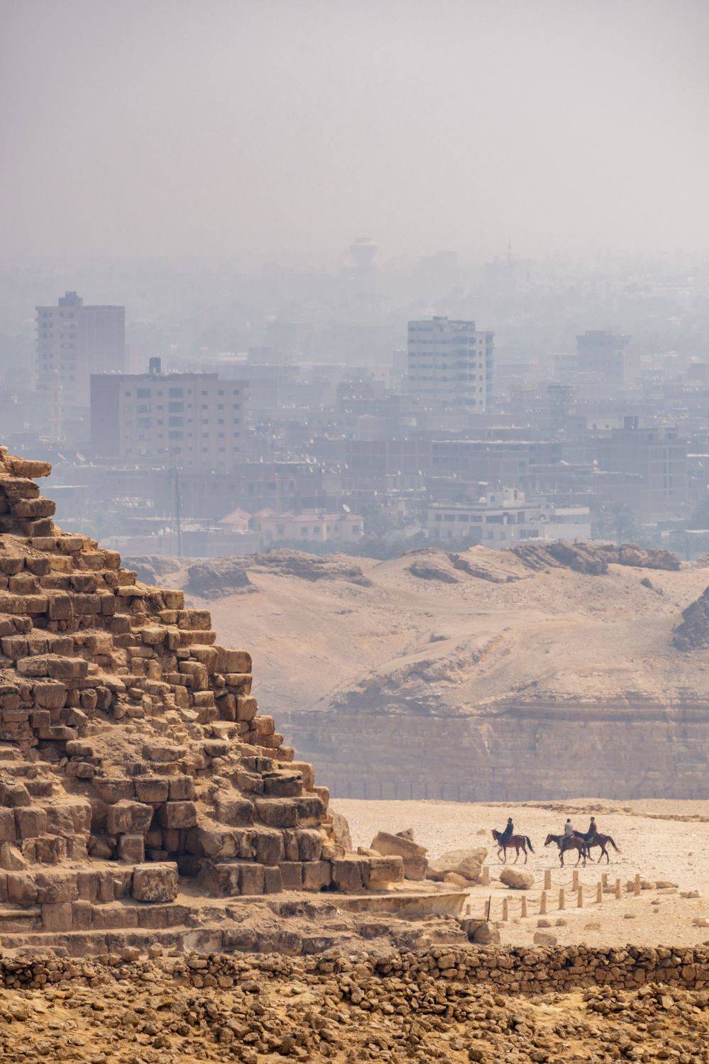 египет каир гиза пирамиды туман , Tsybenko Kirill