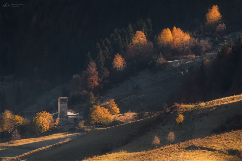 грузия, сванетия, местия, местиа, фототур в грузию Осень в Сванетии фото превью