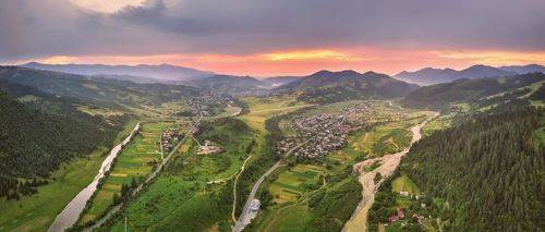 Летний закат в Соймах