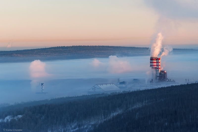 туман, губаха, гора крестовая, хребет рудянский спой, пермский край, рассвет Густой туман фото превью