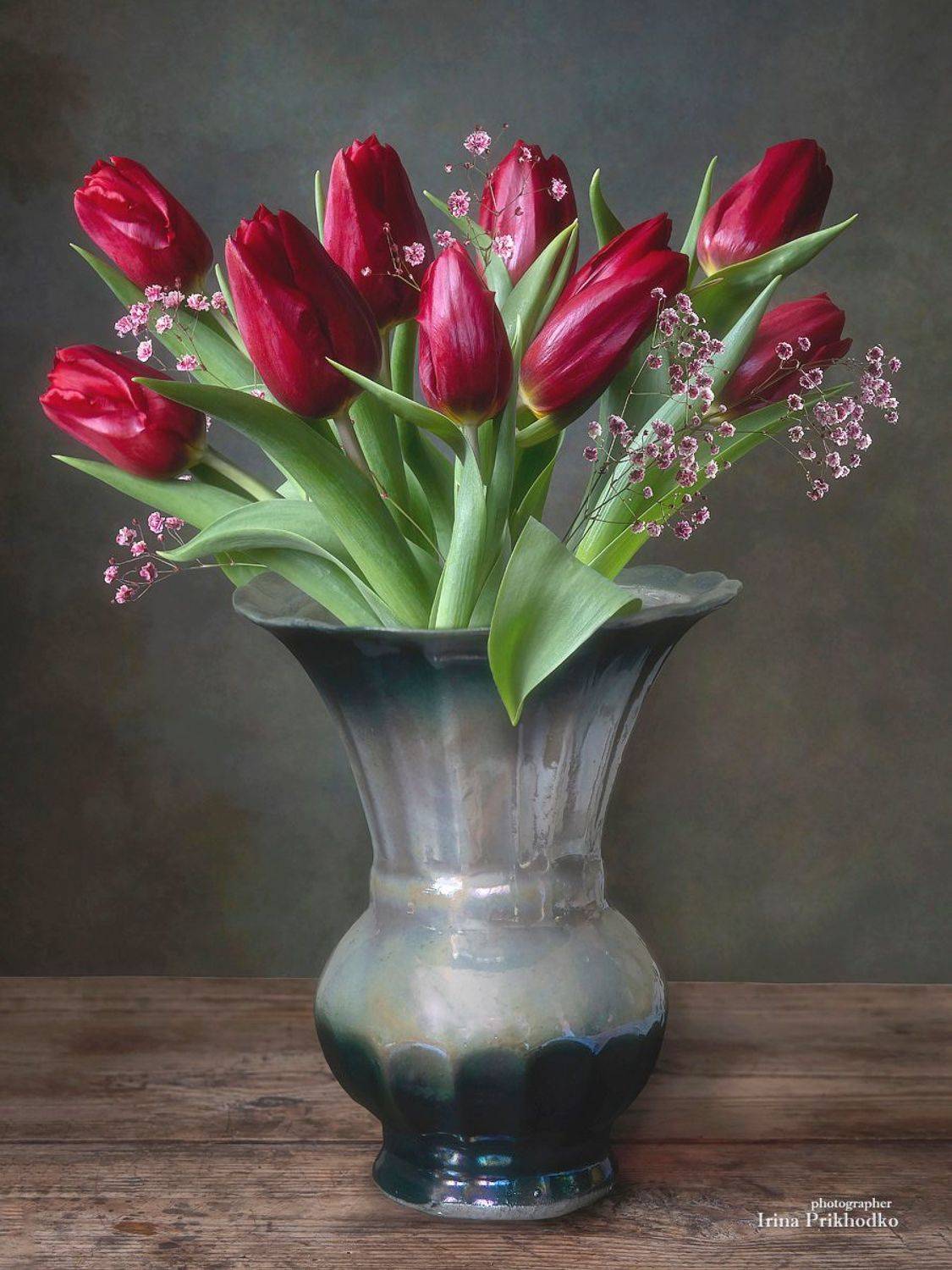 натюрморт, цветы, букеты, тюльпаны, Приходько Ирина