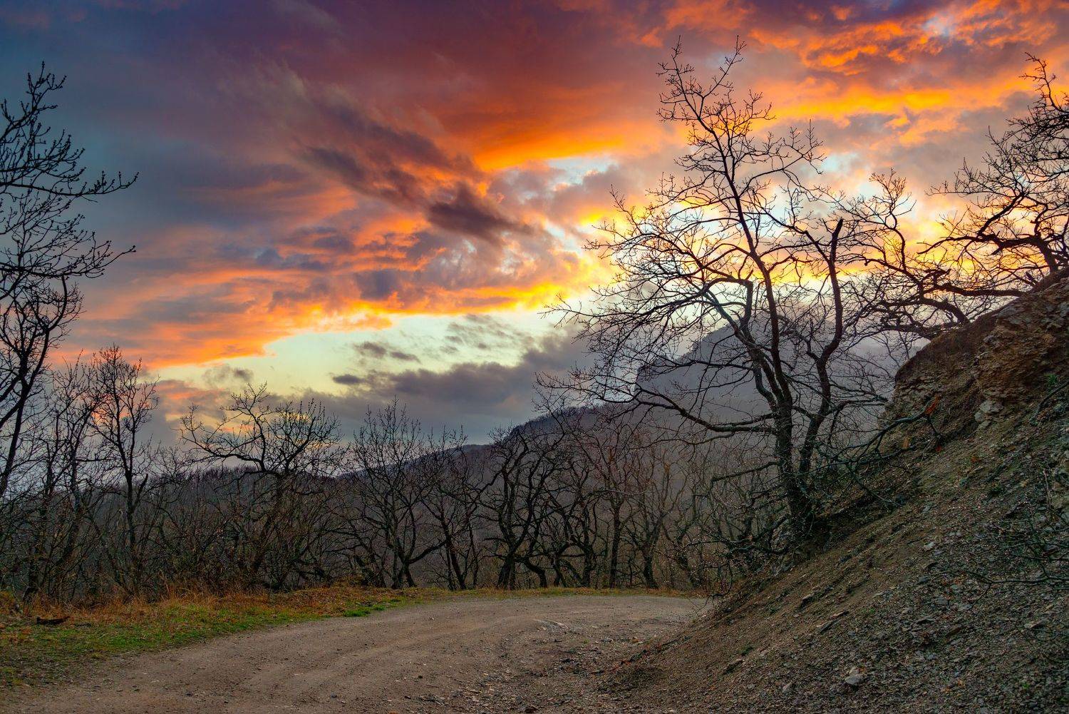 закат,кмв,март,природа,пейзаж, Елена Брежицкая