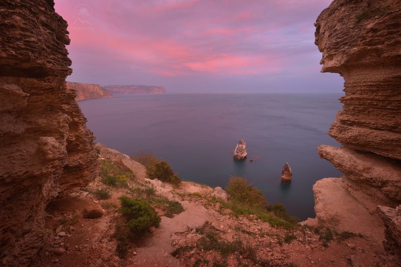 крым, тигровый мыс, фиолент, мыс айя, орест, пилад На Тигровом мысе фото превью