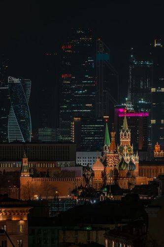 Ночная Москва