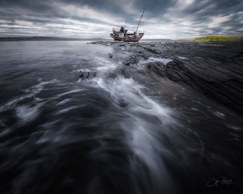 кольский, рыбачий, корабль, мурманск, природа Гибельные скалы фото превью
