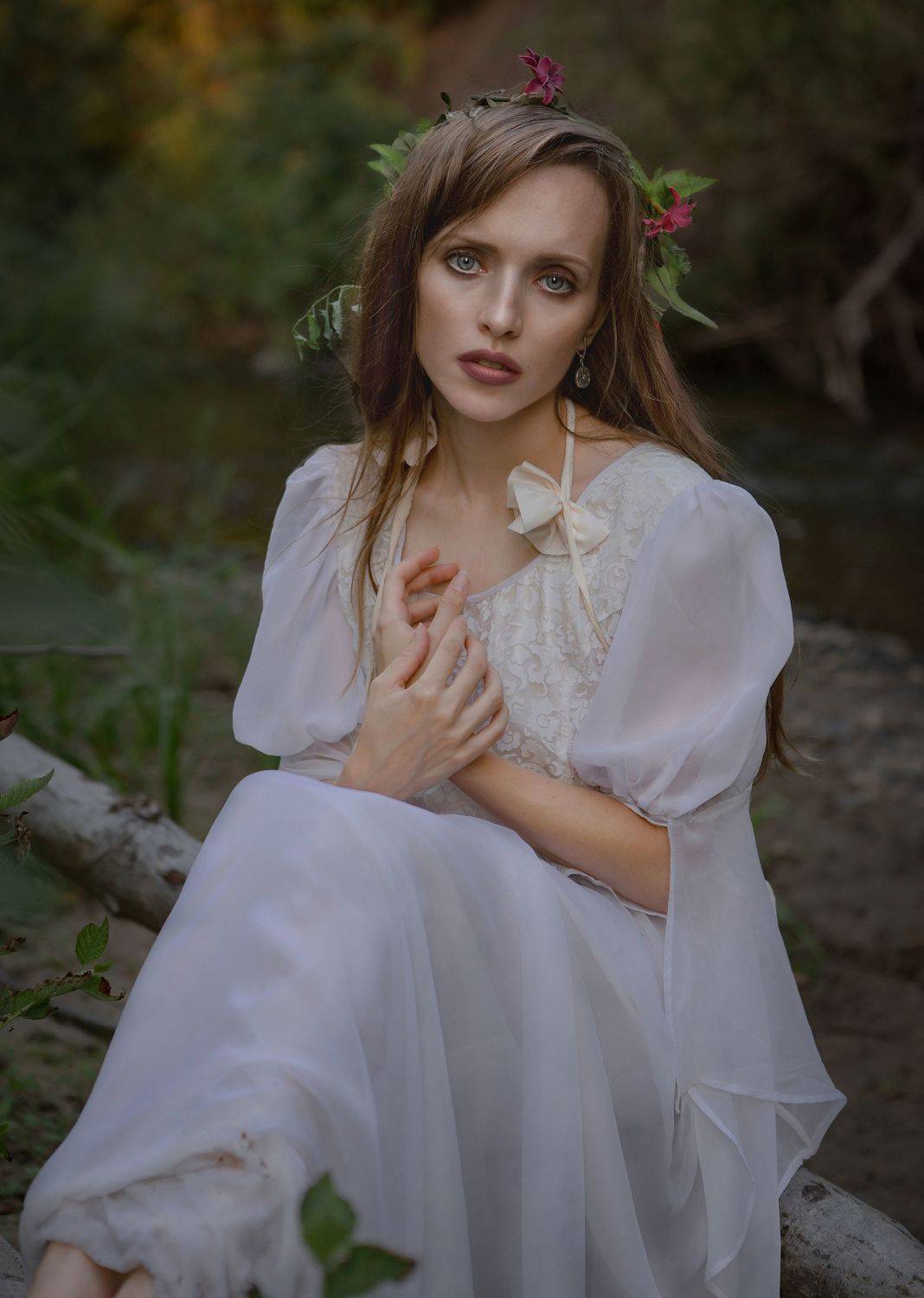 река девушка красота любовь природа искусство фотография покой радость  облака вода небо, Татьяна Шепелева