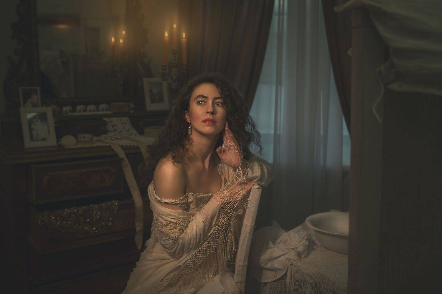 женщина любовь красота искусство будуар свечи фотография, Татьяна Шепелева