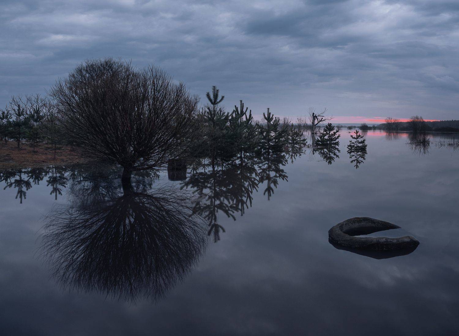 река, свет, утро, природа, тульская обл., Баранов Олег