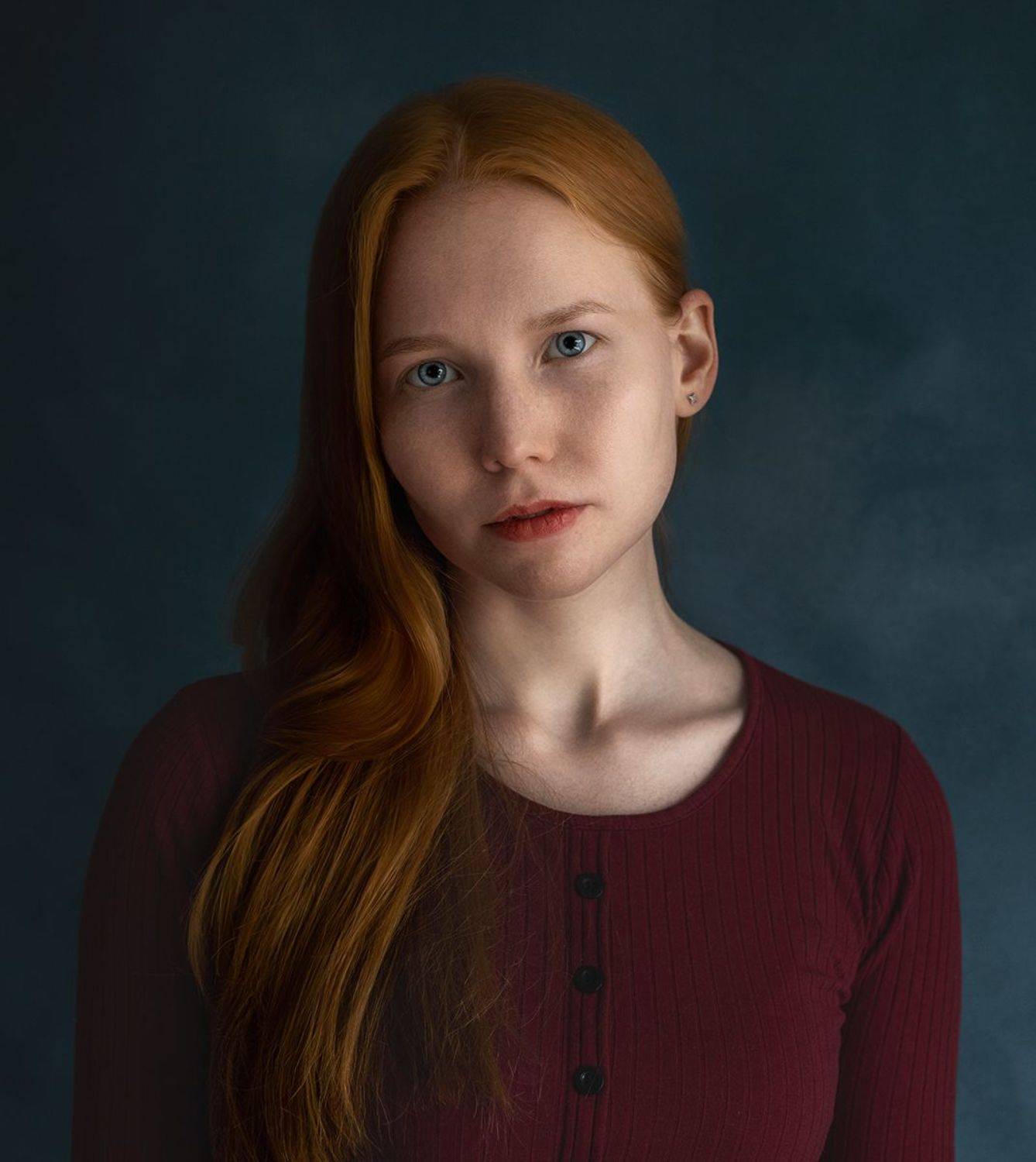 портрет, девушка, шатенка, чазов, Александр Чазов