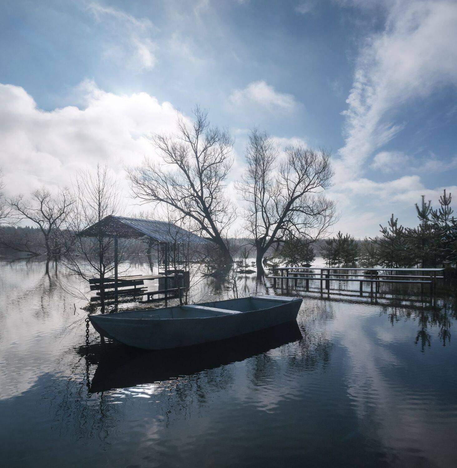 апрель, свет, утро, природа, Баранов Олег