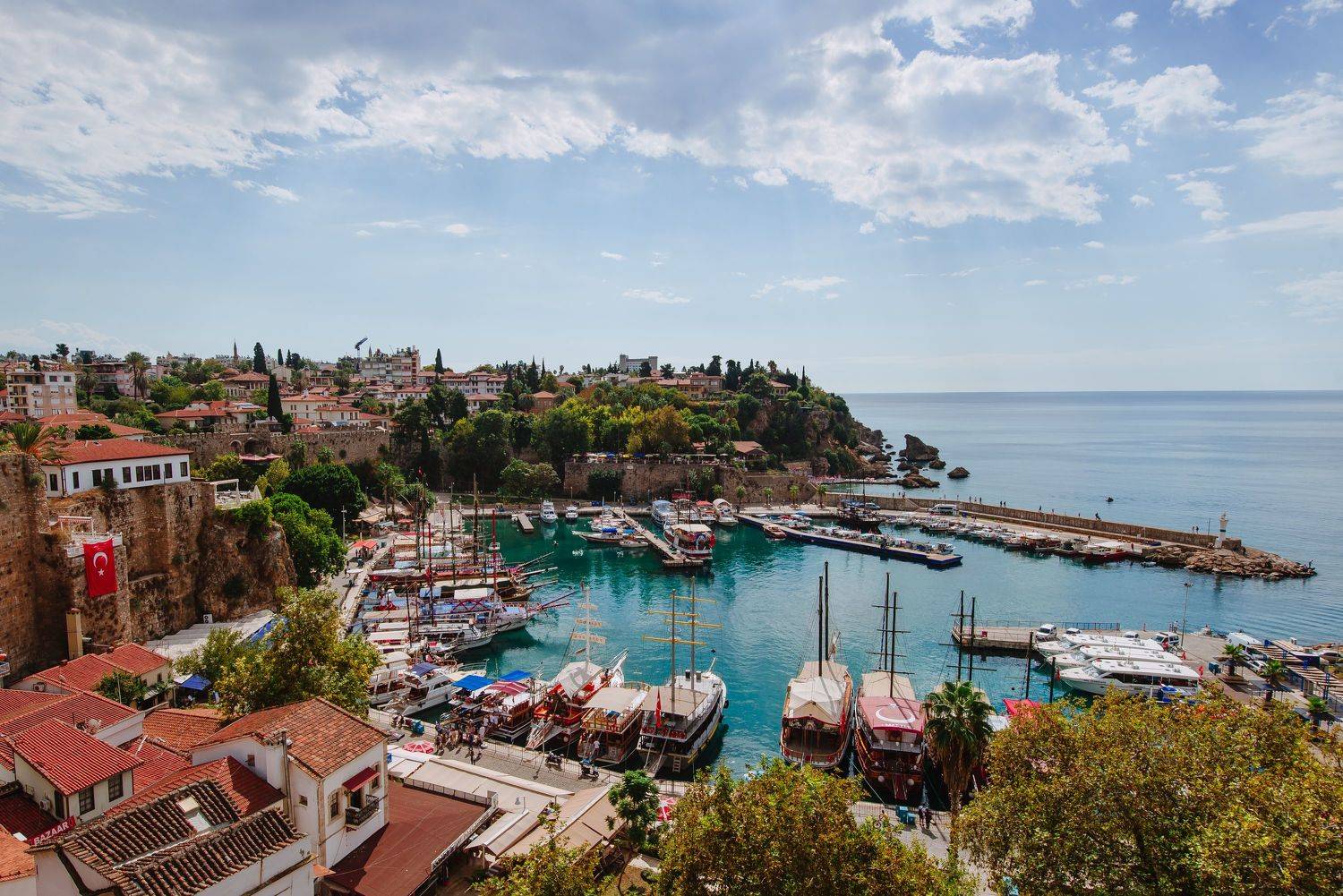 пейзаж, путешествия, море, Турция, Анталья, небо, Martyshkin Alexey