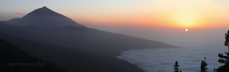 вукан тейде, закат Вукан Тейде, закат фото превью