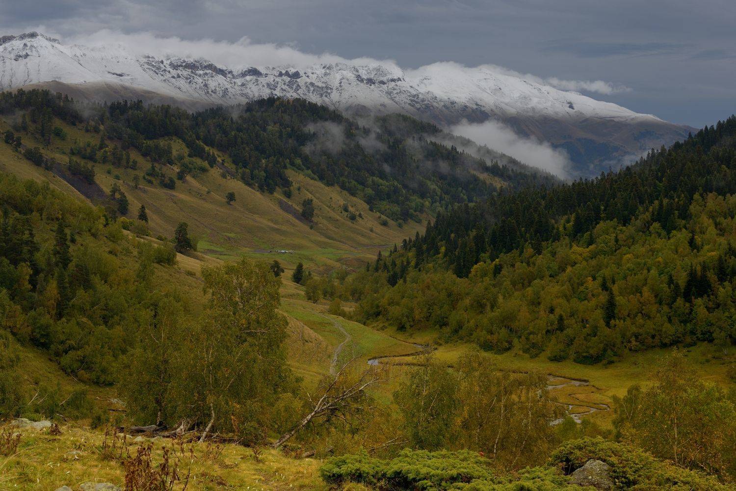 горы осень архыз, Александр Жарников
