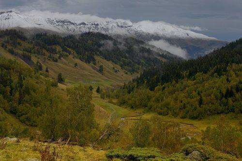 Осеннее утро в Архызе