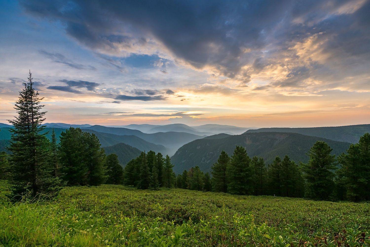 хамар-дабан, горы, закат, Тильпунов Михаил