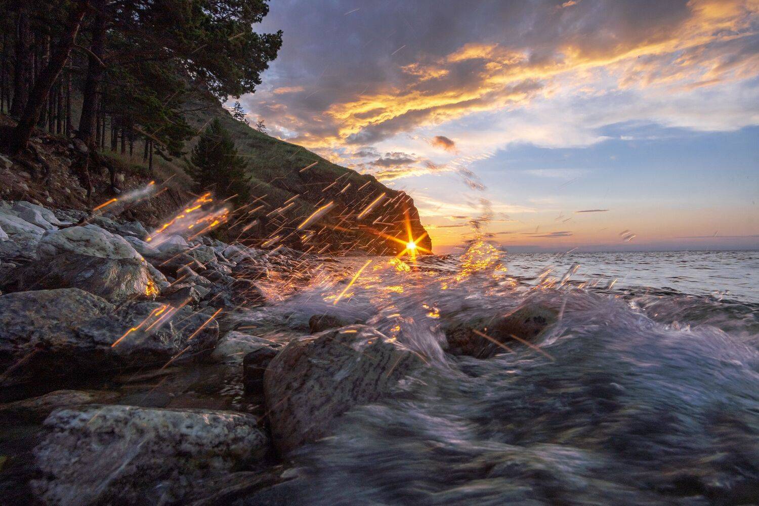 байкал, рассвет, дыроватая, Тильпунов Михаил