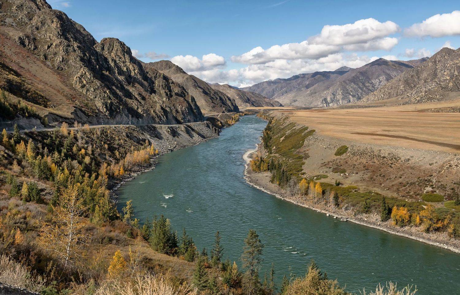 алтай, осень,катунь, суйский тракт, Фомина Марина