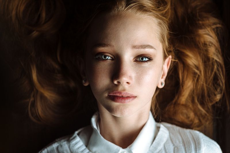 девушка, портрет, милая, cute, portrait Polina фото превью