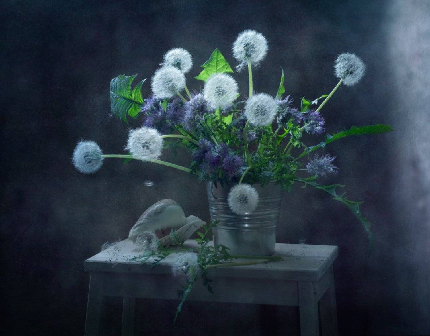 Лето, Натюрморт, Одуванчики, Цветы, Курочкина Диана