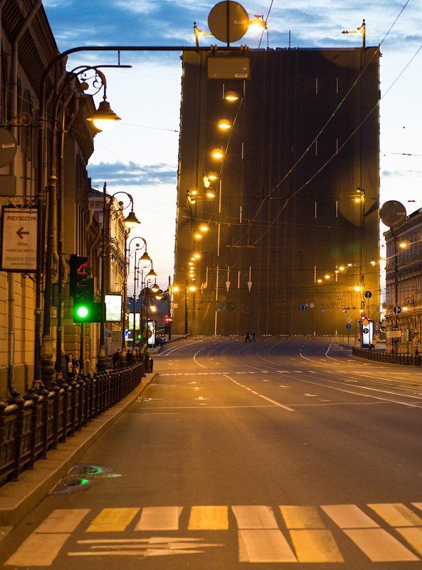 Развели мосты... Литейный. фото превью