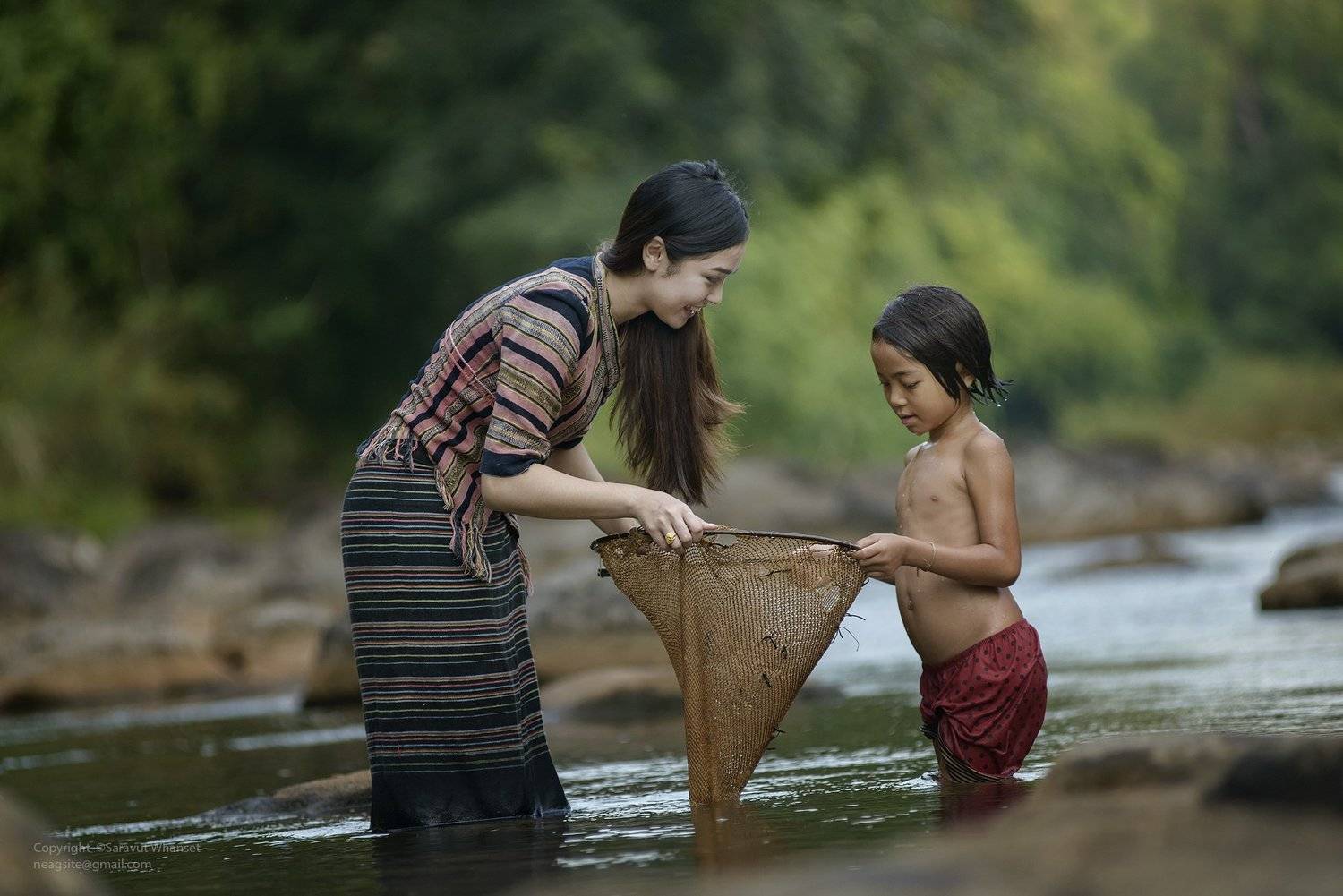 Asia, Asian, Loas, River, Thai, Thailand, Saravut Whanset